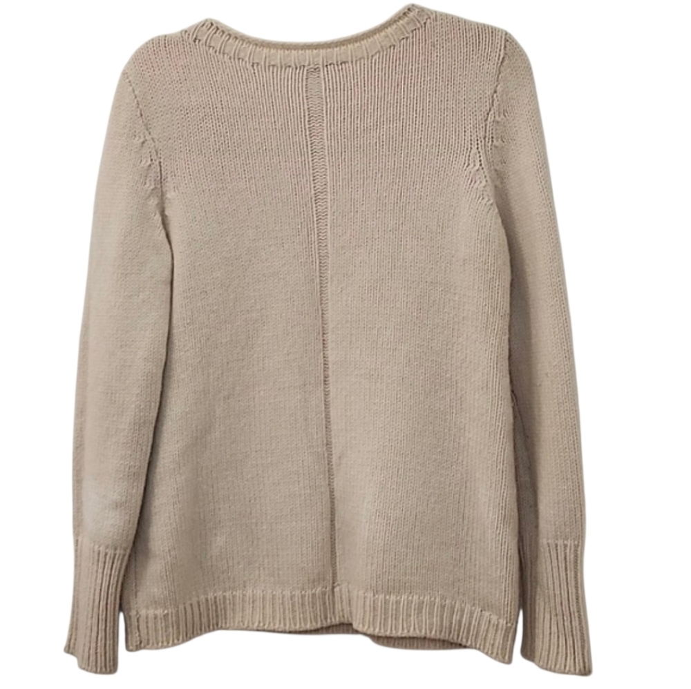The Row Sweater  wool and cashmere Classic Cream Sz Meduim - Picture 3 of 16